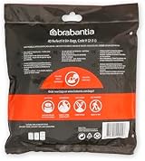 Brabantia PerfectFit Bin Liners Size V 2-3 Litre 40 Bags White view 2