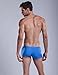 DESMIIT Men's Rope Waist Solid Color Swimming Trunk ,Style2 Blue , US Medium / Tag XL(30