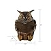 Ivy Home Schooling Garden Solar Resin Statuary Owl Statue Art Ornament Decor for Lawn Yard Patio