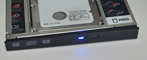 Deyoung 2nd HDD SSD Hard Drive Caddy Adapter for HP Probook 4320S 4321S 4420S with Front panel Bezel + Mounting Bracket