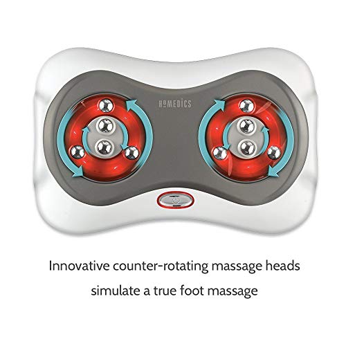 HoMedics Deluxe Shiatsu Foot Massager with Heat Therapeutic Kneading