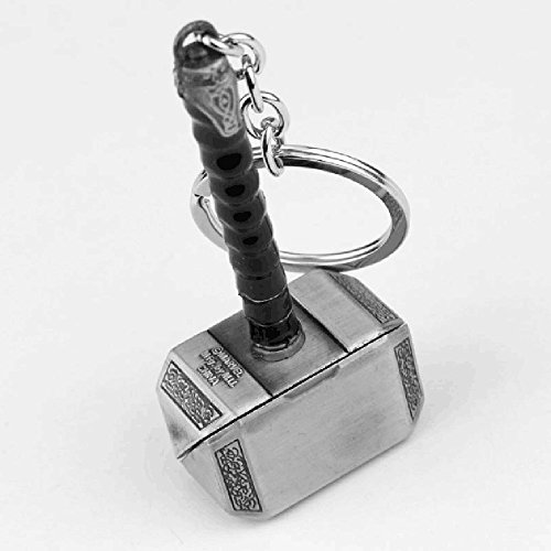 Marvel comics thor s hammer keychain for autos, home or…