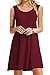 VOGRACE Women's Basic Sleeveless Casual Loose Swing Tank Dress Sundress