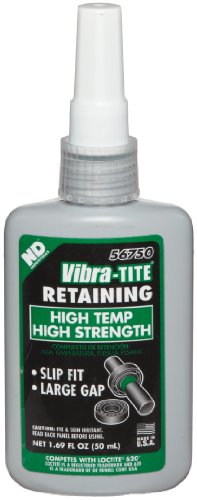 Vibra-TITE 567 Green High Temperature Retaining Compound, 50ml Bottle