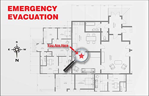 Accuform Clear Inserts for Evacuation Map Holder (DTA215), 11" x 17" (Pack of 2)
