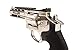 Bear River Refurbished Exterminator 4 Inch Revolver - Chrome Finish - Full Metal CO2 BB/Pellet Gun - Shooot .177 BB Cartridges Included