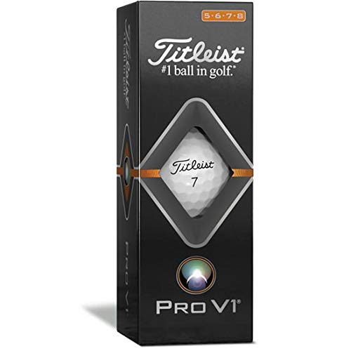Titleist Pro V1 High Number Monogram Personalized Golf Balls