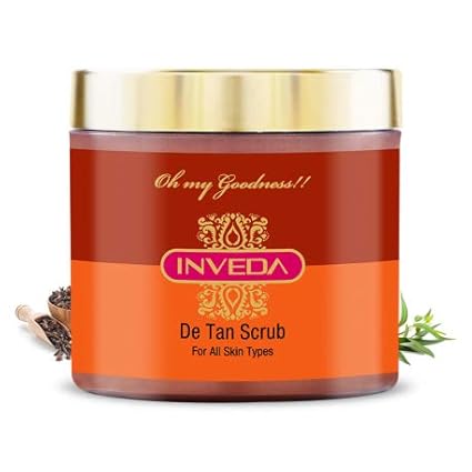 INVEDA De Tan Scrub for all skin types,100 Ml