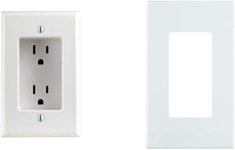 Leviton 689-W, 1-Pack, White - Electrical Outlets - 