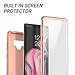 YOUMAKER Case for Galaxy Note 9, Full Body Heavy Duty Protection with Built-in Screen Protector Shockproof Rugged Cover for Samsung Galaxy Note 9 (2018) 6.4 inch - Rose Gold/Pink