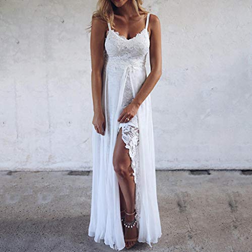 image for Bokeley Dress Bokeley Womens Sling V-Neck Long Dress,Ladies Sexy Lace 