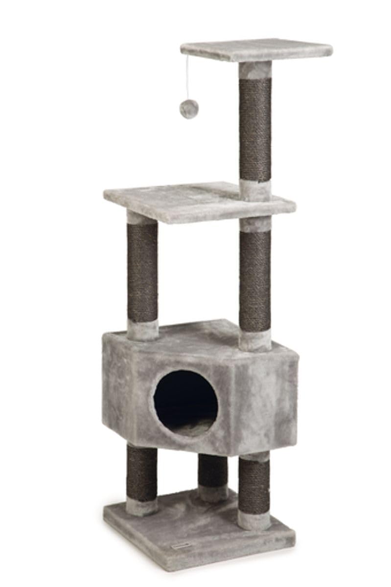 Beeztees 408977 Figado Cat Tree 40 x 40 x 135 cm Gray