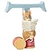 Enesco Beatrix Potter Alphabet Collection Letter T The Tailor Gloucester Figurine, 2.83 Inch, Multicolor