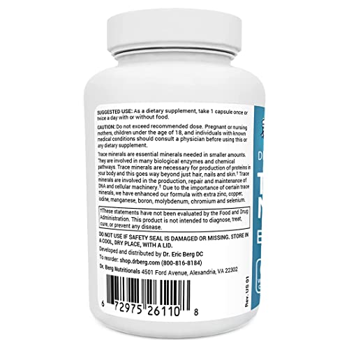 Dr. Berg's Trace Minerals Enhanced Complex Complete with 70+ Nutrient