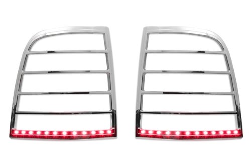 Razer Auto 2007-2010 Ford Explorer Chrome Led Tail Light Bezel Trim Cover