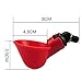Automatic Chicken/Poultry Drinkers/Waterers with Cups Watering Cups Bowls Red Plastic Backyards Chicken Flock Duck Bird Water Feeder Livestocktool (4)