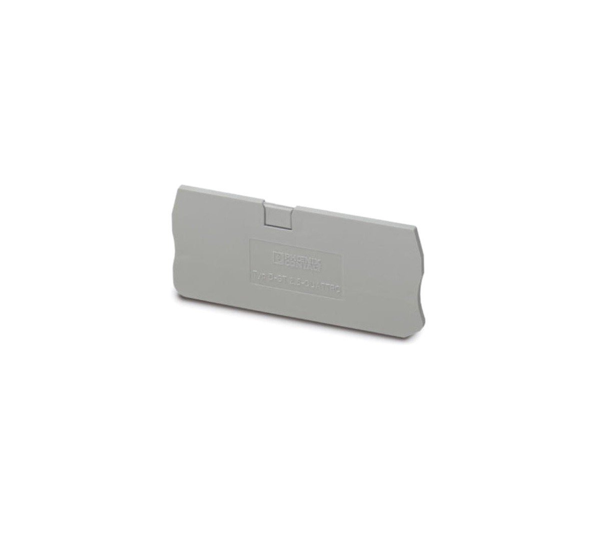 PHOENIX CONTACT D-ST 2.5-QUATTRO end cover, 72.2mm length, 2.2mm width, 29.1mm height, grey, 1 pc