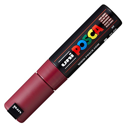 Uni Pc-8k Posca Marker Red Wine