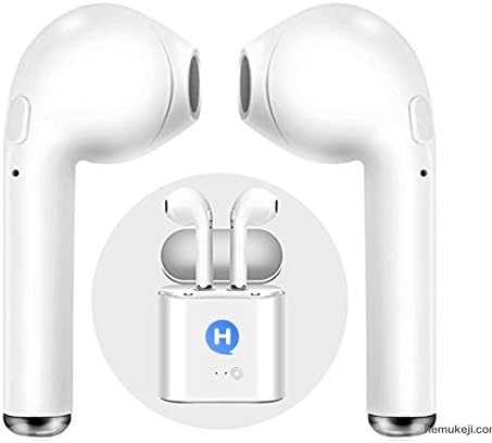 Bluetooth Earbuds, Weesound Bluetooth Headsets Stereo In-Ear Earpieces with 2 Wireless Built-in Mic Earphone and Charging Case for iPhone Android and More