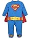 Superman Footed Pajamas with Cape