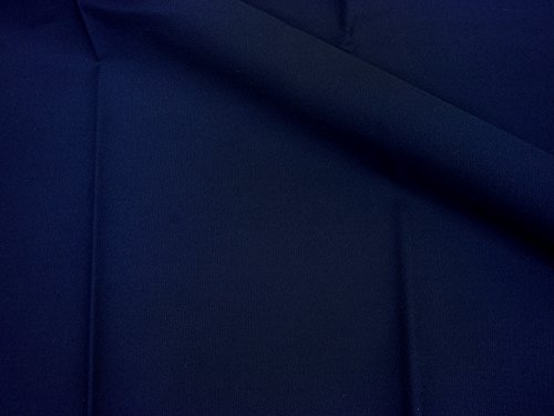 NASKA 生地 カラーブロード 約110cm幅×2.5mカット col.266 ネイビー CF8500 手芸・ハンドメイド用品