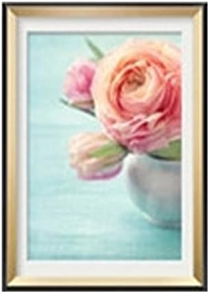 5D diamond diamond embroidery painting vase of roses living room bedroom marriage modern new simple stitch diamond paste,b-45*60cm