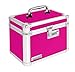 Vaultz Combination Lock Box - Pack of 1-10 x 7.25 x 7.75 Inch Standard Safe with Key and Combo Lock for Important Documents, Medicine & Money - Pink