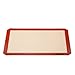 Siasky Silicone Non Stick Baking Mats, 16” X 12”, Orange Red