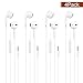Earhix 4PACK Premium Earbuds/Earphones/Headphones with Microphone Mic & Remote Control Compatible with iPhone/iPad /iPod Devices