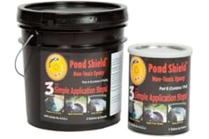 Pond Armor SKU-BLACK-3GA Non-Toxic epoxy Coating, Blacks|Black