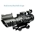 4x32 Reticle Tactical Rifle Scope Red-Green-Blue Illuminated Hunting Guns Scope With Fiber Optic Sight for 20mm Rail
