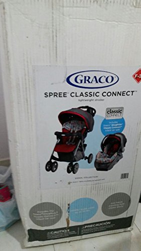 Graco Spree Baby Infant Travel System including Stroller and top rated
SnugRide Infant Car Seat and stay-in-car base, Classic Connect Signal