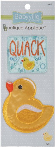 Babyville Boutique Appliques, Duck and Quack, 2 Count