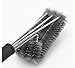 BBQ Grill Brush, Inspero Trading Triple Brush Barbeque Grill Cleaner, Stainless Steel Bristles, Long 18'' Inch Handle, Durable, Unbreakable, Remove Grime Efficiently, Keep Grill Grates Clean Like New