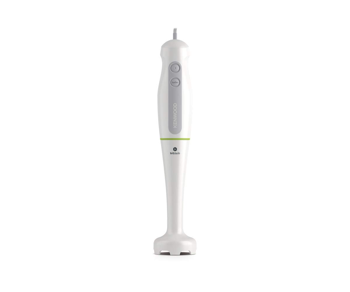 Kenwood Hand Blender, One Speed Mixer with Turbo, Triblend Wand, Anti-splash, 700W, HDP100WG, White