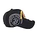 USMC Black Cap Marine Veteran in Gold