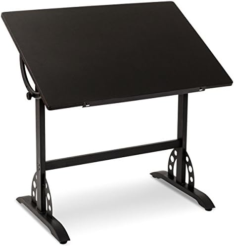 New Black Vintage Adjustable Drafting Table Art & Craft Station Hobby Drawing Desk
