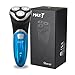 Max-T Electric Razor for Men Cordless,USB Charger Rotary Electric Shaver with Pop Up Trimmer Ipx7 100% Waterproof Wet & Dry Electric Shaver Blue