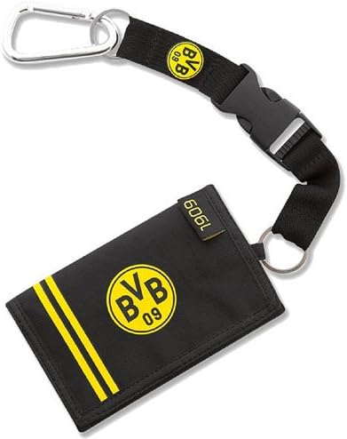 Bvb ドルトムント オフィシャル ナイロンウォレット ストラップカラビナ付き サッカー サポーター グッズ 並行輸入品
