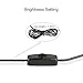 Selfie Ring Light with Cell Phone Holder for Live Stream,[360 Rotating] Flexible Long Arms Gooseneck Mount, Clamp on Lazy Bracket with LED Selfie Light for Mobile iphone 7,6/plus,Samsung,HTC,HUAWEI