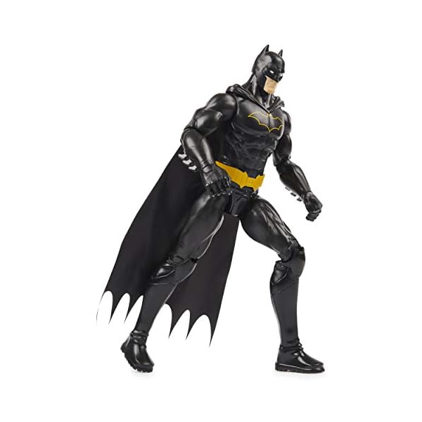 BATMAN 12-inch Action Figure (Black Suit), for Kids Aged 3 and up