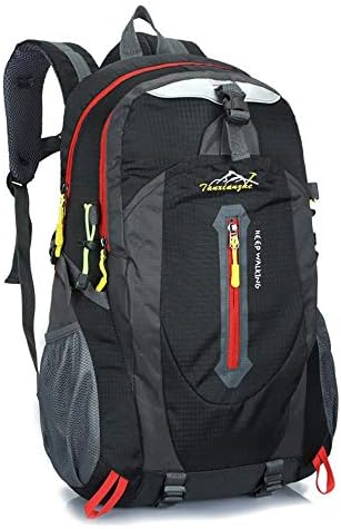 Chartsea 40L Outdoor Hiking Camping Waterproof Travel Luggage Rucksack Backpack (Black)