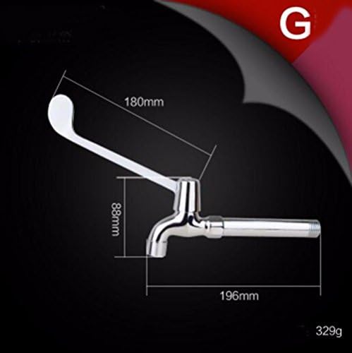 Gyps Faucet Basin Mixer Tap Waterfall Faucet Antique Bathroom Mixer Bar Mixer Shower Set Tap antique bathroom faucet The tap long-Handle faucet hospital into wall faucet elbow touch type water taps G