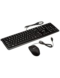 Basics teclado y mouse con cable paquete combinado