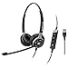 Sennheiser SC 660 USB CTRL (504555) - Double-Sided Business Headset | For Unified Communications | with HD Sound, Ultra Noise-Cancelling Microphone, & USB Connector (Black)