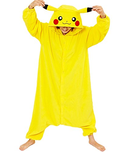Zorabridal Pokemon Pikachu Cosplay Unisex Adult Costume Onesies Pajamas