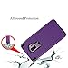 Sumsung Galaxy S9+ Plus Case, Acxlife Galaxy S9 Plus Case Shockproof Heavy-Duty Protective Hybrid Cover Card Slot Holder Opened Back Mirror & Kickstand Case for S9 Plus (2018)(s9plus_Card_Purple)