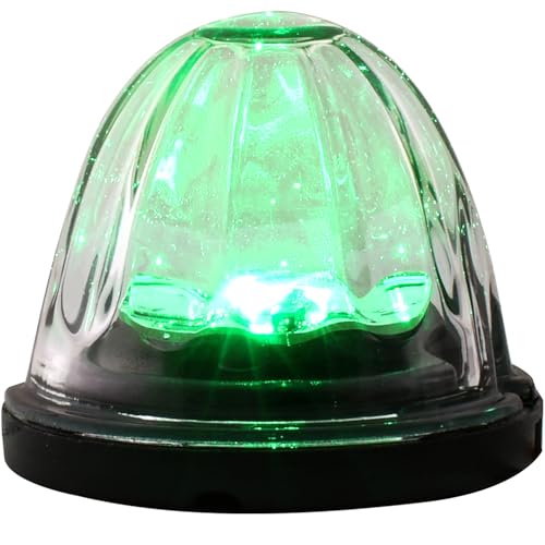 GG Grand General 81647 Green/Clear Super Star 1 LED Watermelon Glass Sealed Lig…