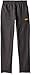 STX Boys' Big Boys' Open Hem Fleece Pant, Dark Heather Grey/Orange Logo, 10/12