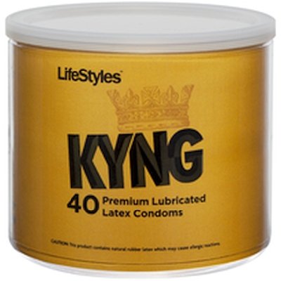 Paradise Products Lifestyles Kyng Latex Condoms Bowl 40 Count